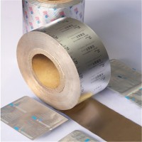 Printing treatment medical pharmaceutical aluminium foil capsule packaging printing PTP aluminum foil