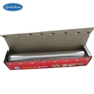 Heavy duty 30cm*15mic*37m household aluminum foil roll for cooking freezing wrapping storing